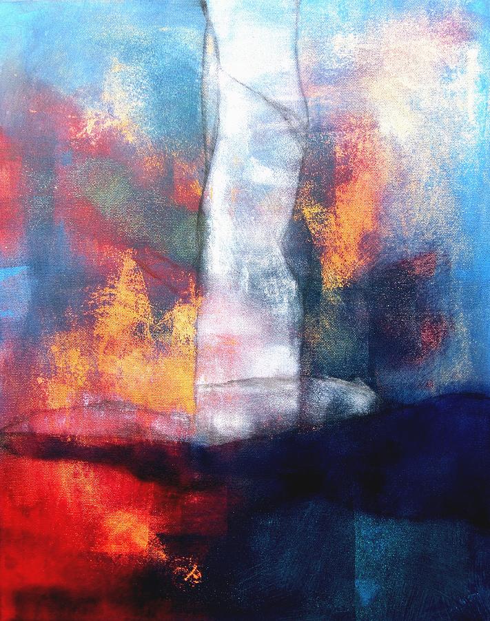 Abstract Painting - Wildfire by Louise Adams