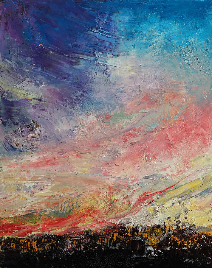 Impressionism Painting - Wildfire by Michael Creese