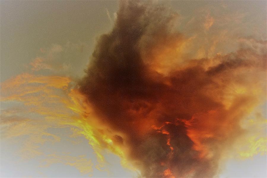 Wildfire Sunset Photograph by John Glass