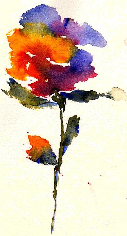 Wildflower Painting by Anne Duke