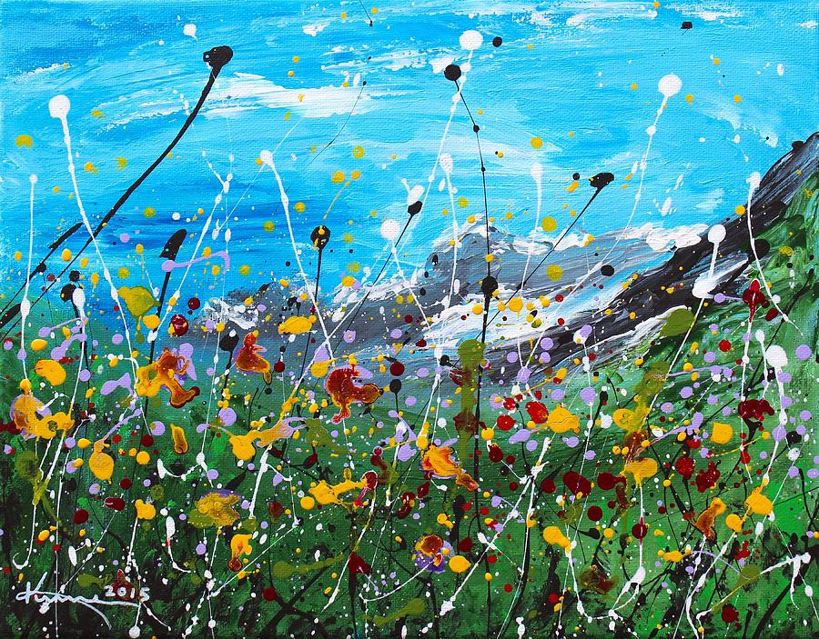Wildflower Meadow Painting by Kume Bryant