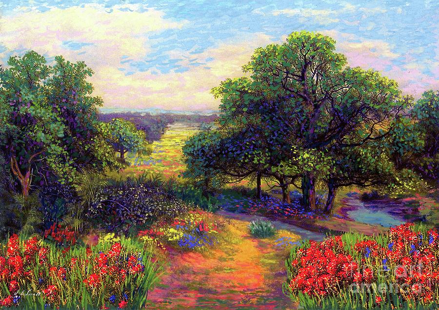 Floral Painting - Wildflower Meadows of Color and Joy by Jane Small Floral Painting - Wildflower Meadows of Color and Joy by Jane Small