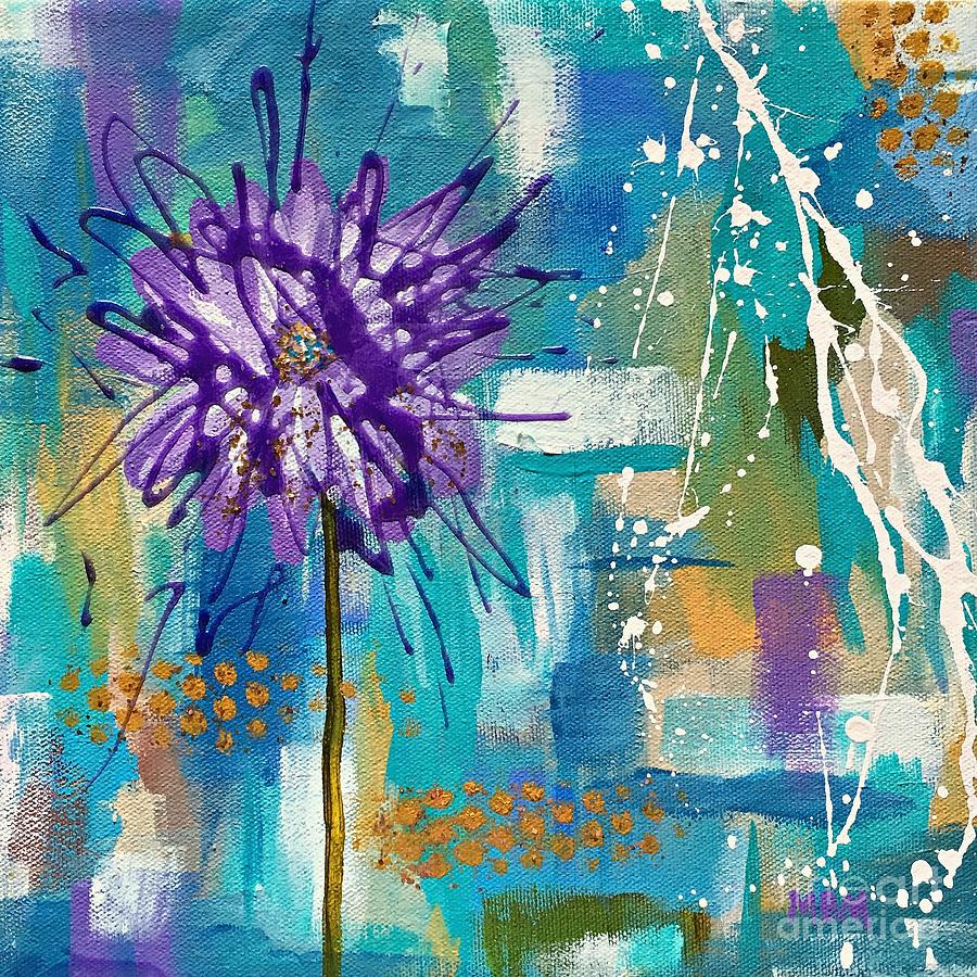 Abstract Painting - Wildflower no. 1 by Mary Mirabal