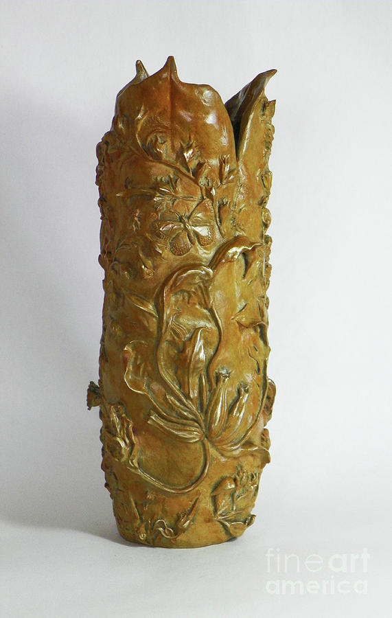 Wildflower Promise - Bronze Vase by Dawn Senior-Trask Wildflower Promise - Bronze Vase by Dawn Senior-Trask