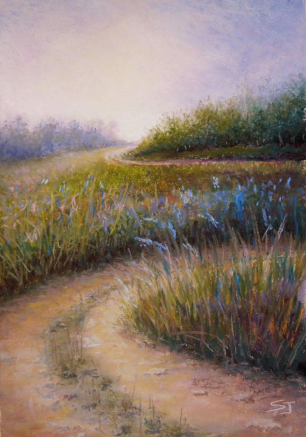 Wildflower Road Painting by Susan Jenkins