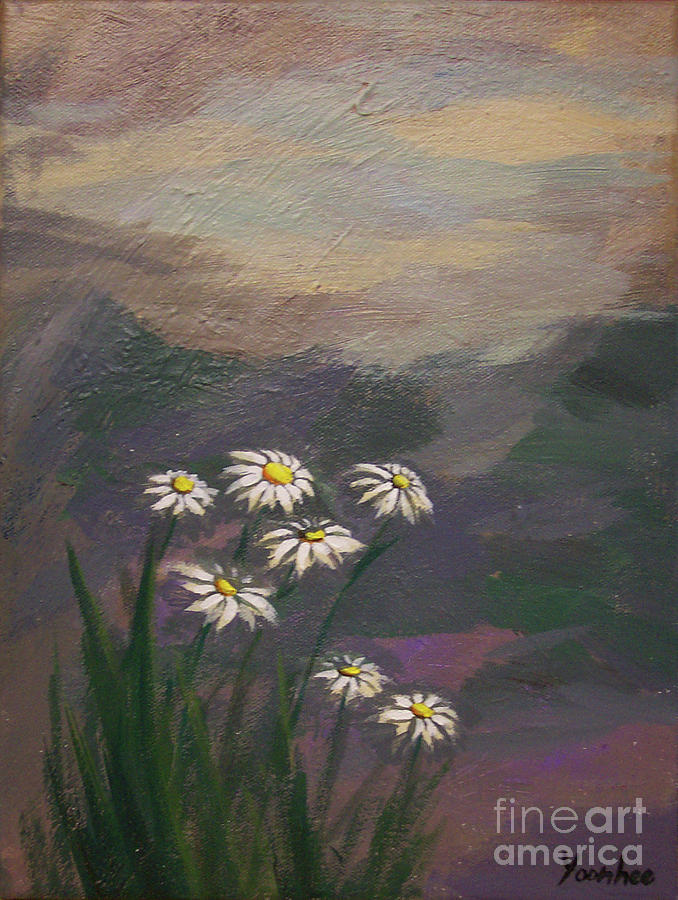 Wildflower Painting by Yoonhee Ko
