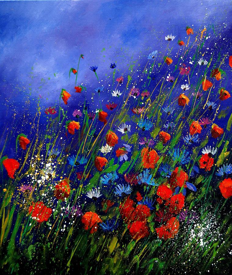 Wildflowers 78 Painting by Pol Ledent
