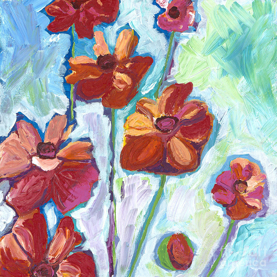 Wildflowers Painting by Kirsten Throneberry - Fine Art America