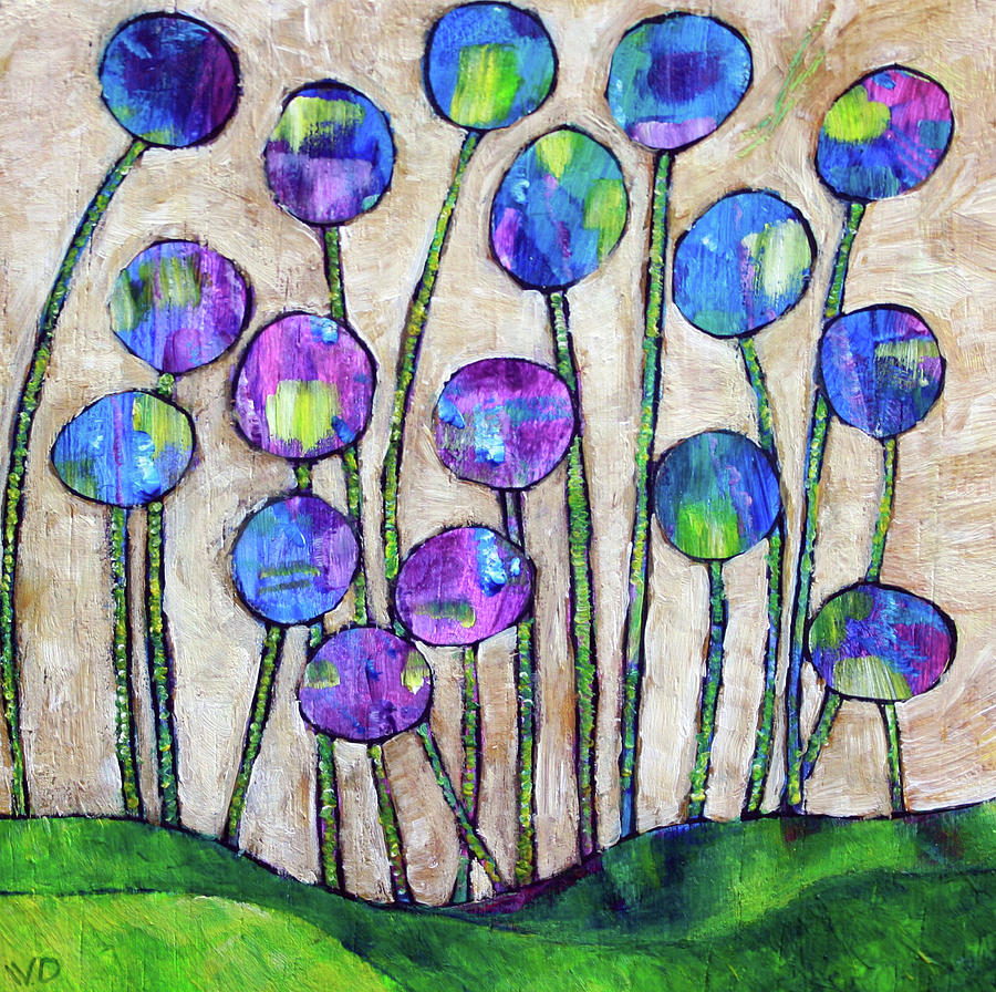 Wildflowers Painting by Winonas Sunshyne