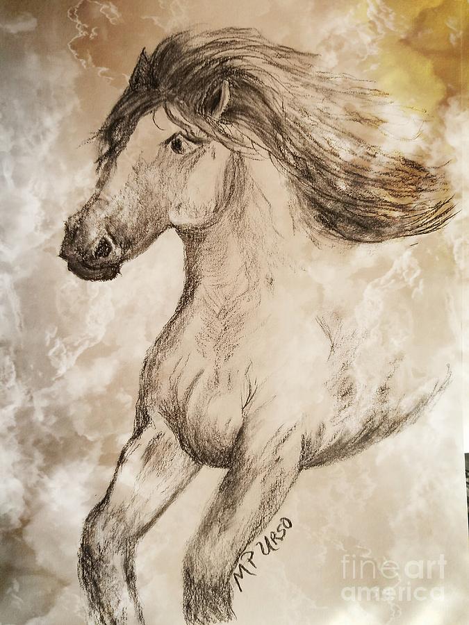 Horse Digital Art - Wildheart by Maria Urso