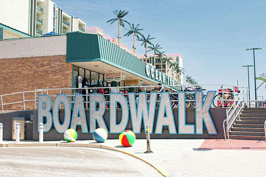 Wildwood Boardwalk Photograph by Kristia Adams