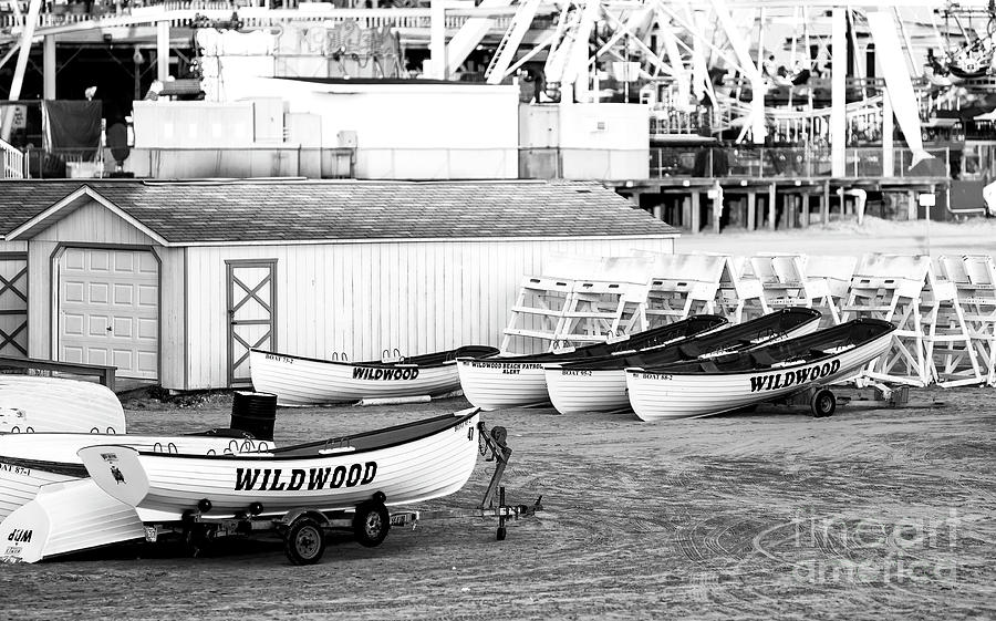 Wildwood Rescue Boats Photograph by John Rizzuto