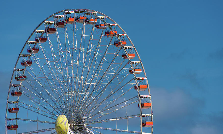 Wildwood Ferris Wheel Photograph by Jennifer Ancker