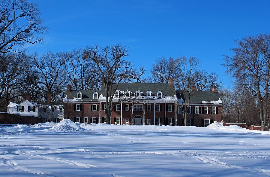 Wildwood Manor House in the Winter Photograph by Michiale Schneider