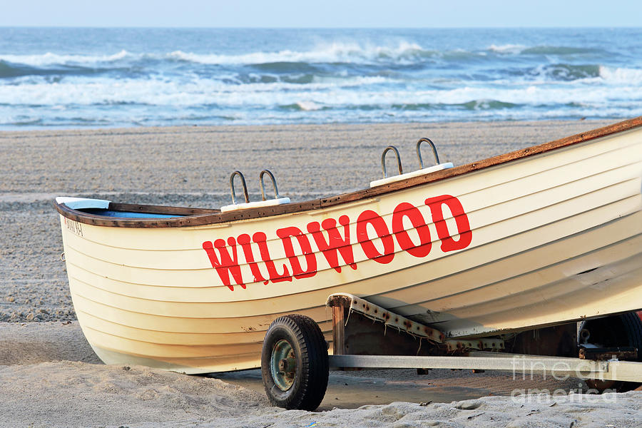 Wildwood New Jersey Lifeboat Photograph by John Van Decker
