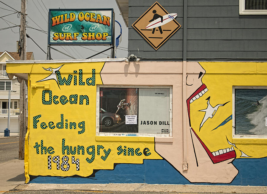 Wildwood Wild Ocean Surf Shop Photograph by Kristia Adams