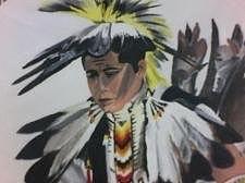 Native American Painting - Will by Mickey Patrick