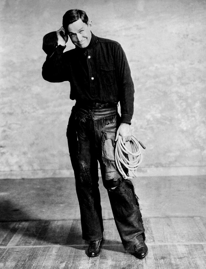 Will Rogers, Early Portrait Photograph by Everett Will Rogers, Early Portrait Photograph by Everett