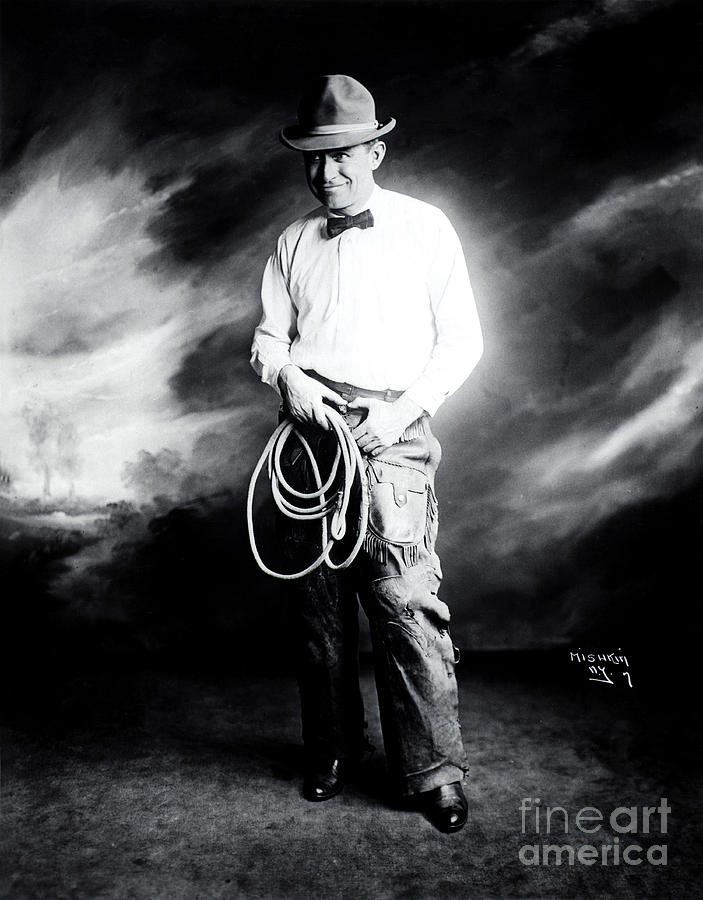 Actor Photograph - Will Rogers by Photo Researchers