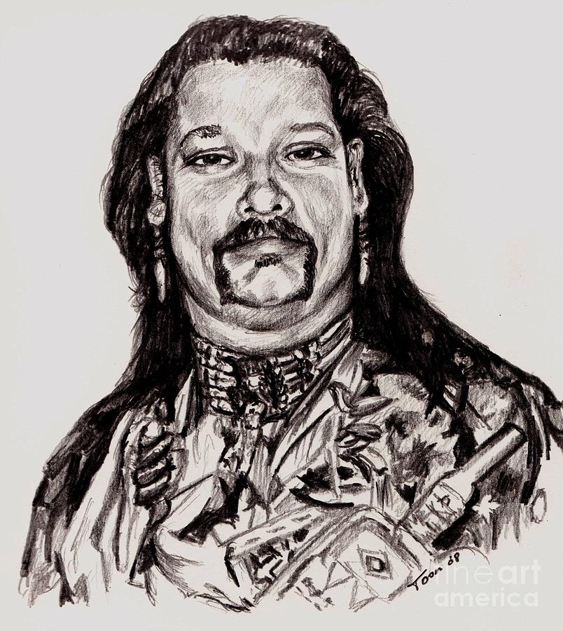 Portrait Drawing - Will Sherman jr. by Toon De Zwart