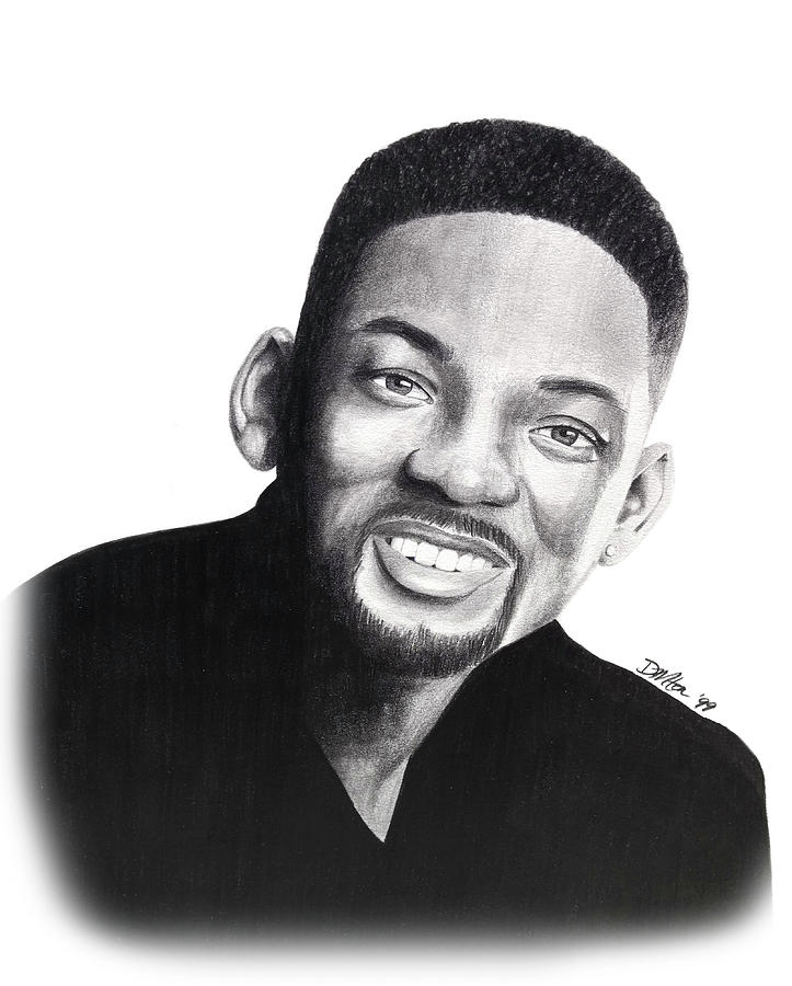 Will Smith Drawing by Devin Millington - Fine Art America