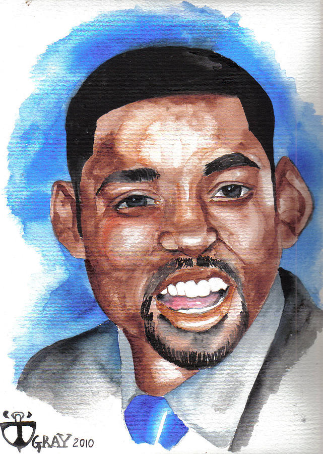 Will Smith Painting - Will Smith by Torben Gray