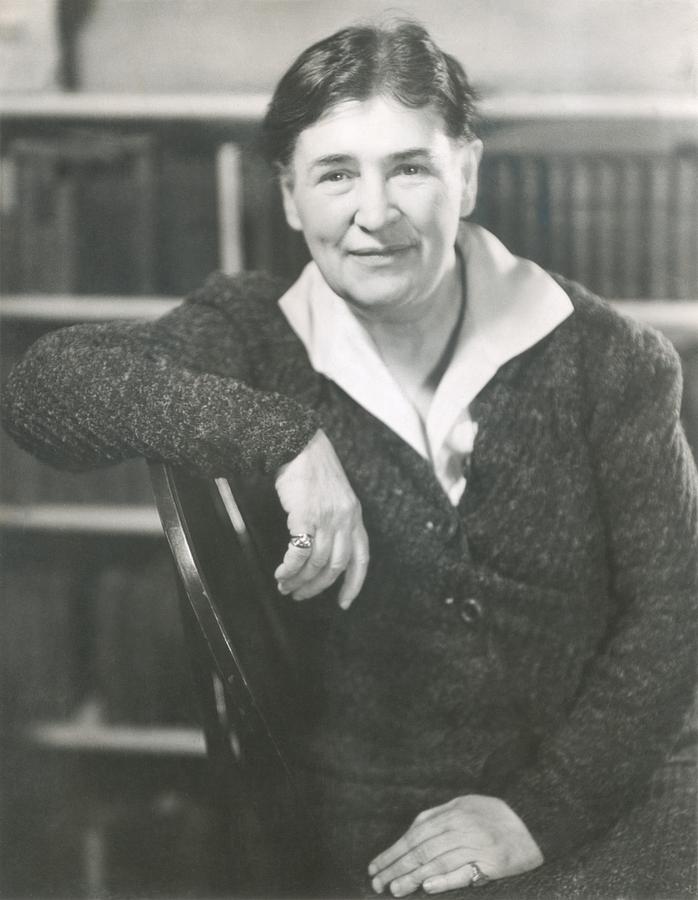 Portrait Photograph - Willa Cather At The Time She Wrote Lucy by Everett