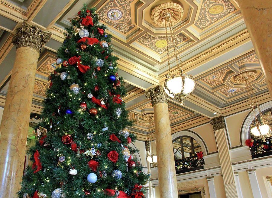 Willard Hotels Christmas Tree Photograph by Cora Wandel