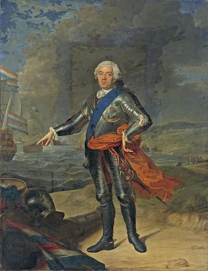 Willem IV Prince of Orange-Nassau 2 Painting by Jacques-Andre-Joseph Aved
