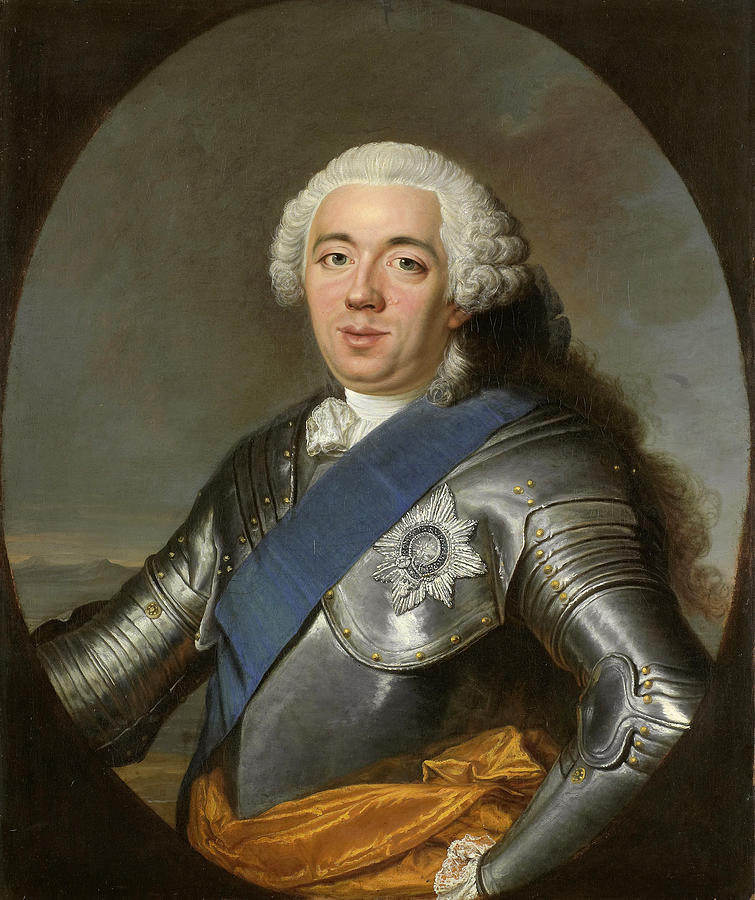 Willem IV Prince of Orange-Nassau Painting by Jacques-Andre-Joseph Aved