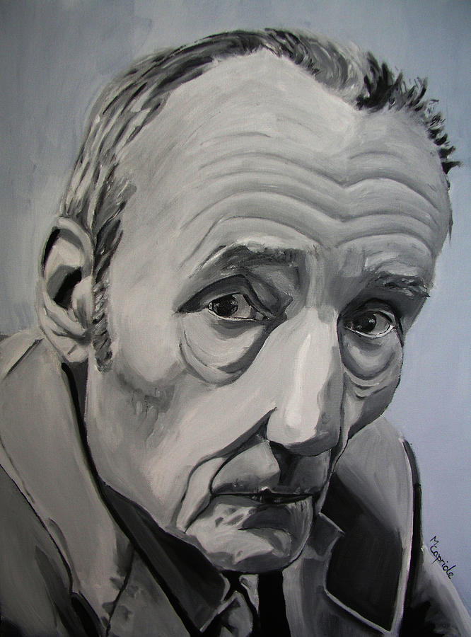 William Burroughs Painting by Mary Capriole