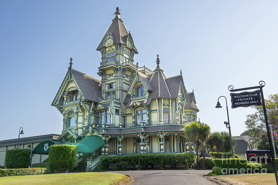 William Carson Mansion Victorian Eureka California DSC5410 Photograph by Wingsdomain Art and Photography