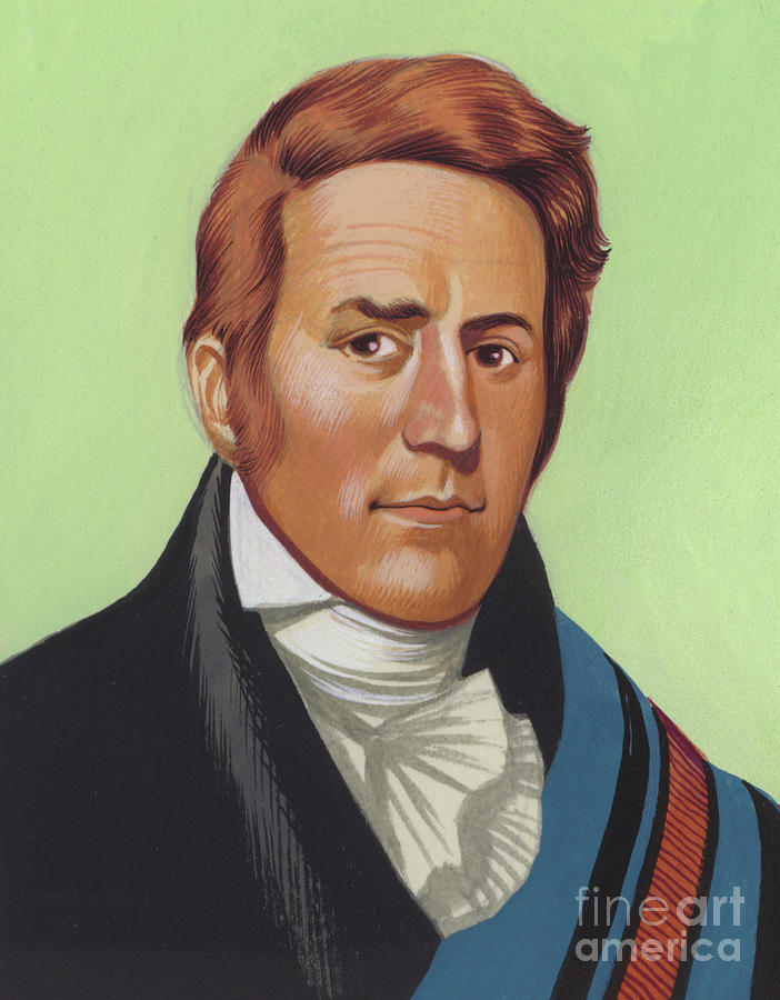 William Clark Painting by Ron Embleton