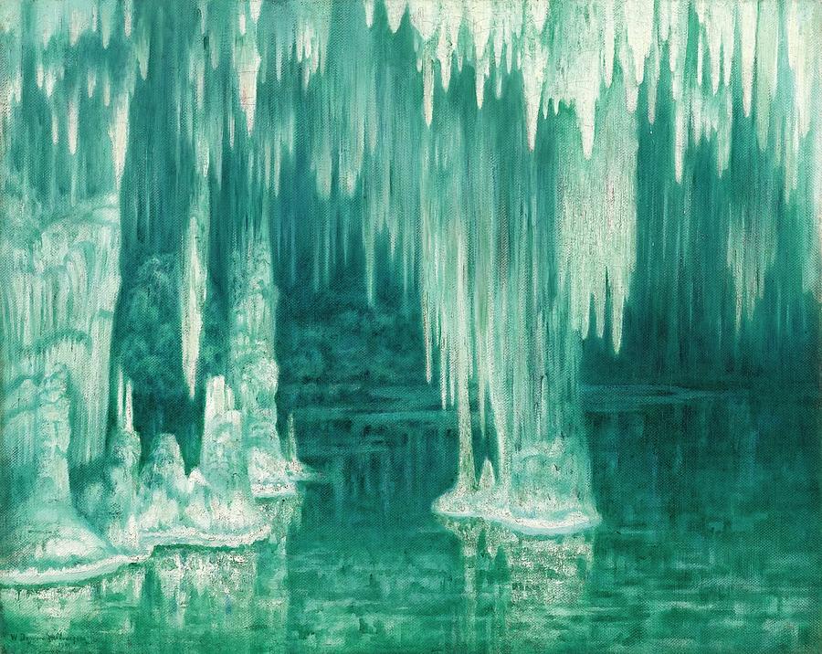 Winter Painting - William Degouve de Nuncques 1867 - 1935 BELGIAN LA GROTTE DU DRAC, MANACOR by William Degouve de Nuncques Winter Painting - William Degouve de Nuncques 1867 - 1935 BELGIAN LA GROTTE DU DRAC, MANACOR by William Degouve de Nuncques