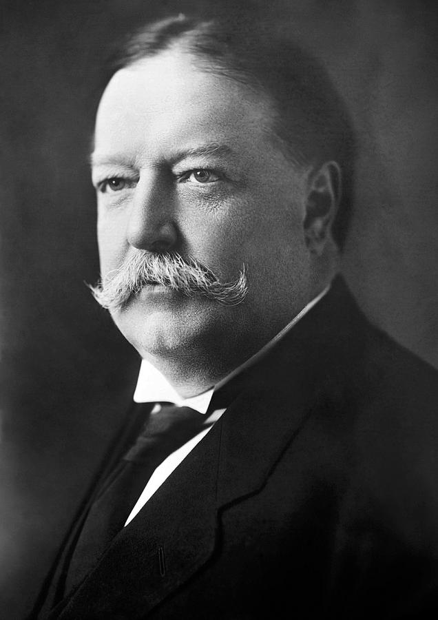 William Howard Taft Portrait - 1908 Photograph by War Is Hell Store