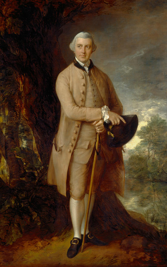 William Johnstone Pulteney Later 5th Baronet Painting by Thomas Gainsborough