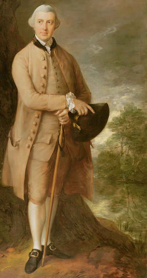 William Johnstone Pulteney Painting by Thomas Gainsborough