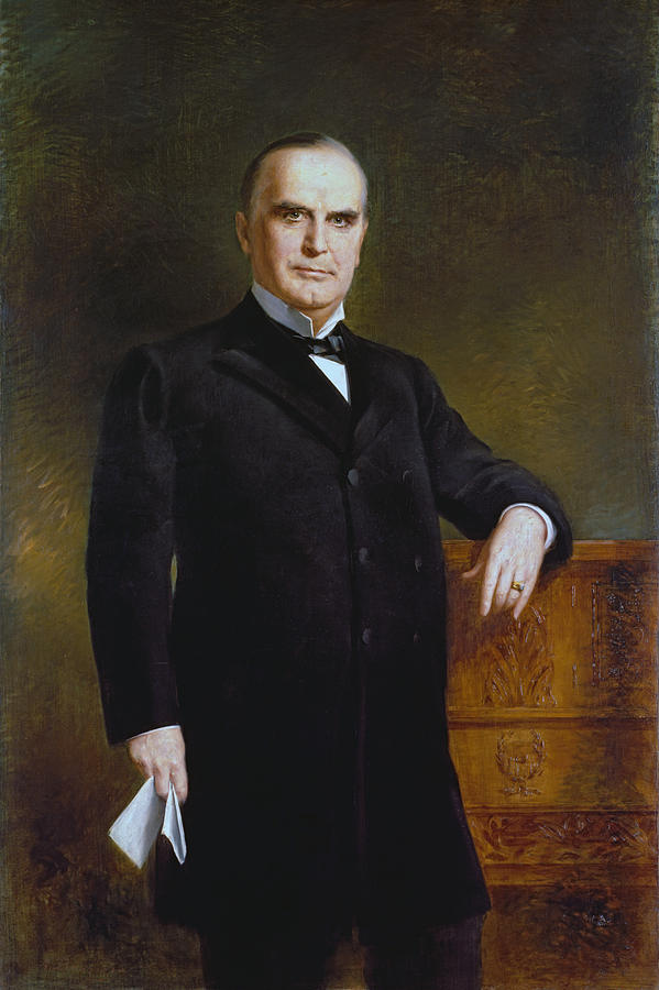 William Mckinley Painting - William McKinley Painting - By August Benziger by War Is Hell Store