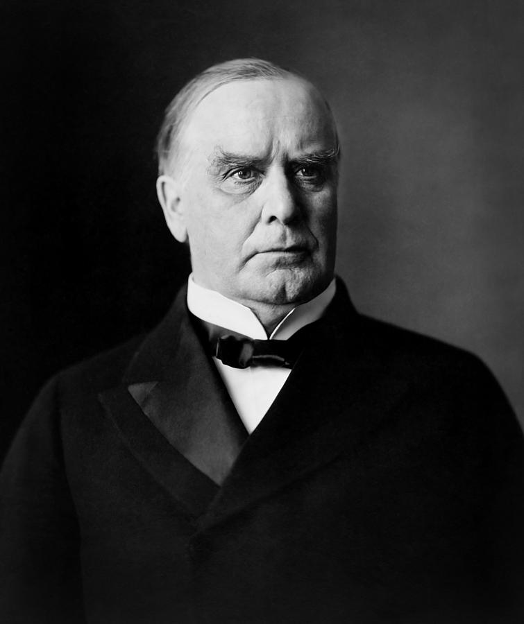 William McKinley Photo Portrait Photograph by War Is Hell Store