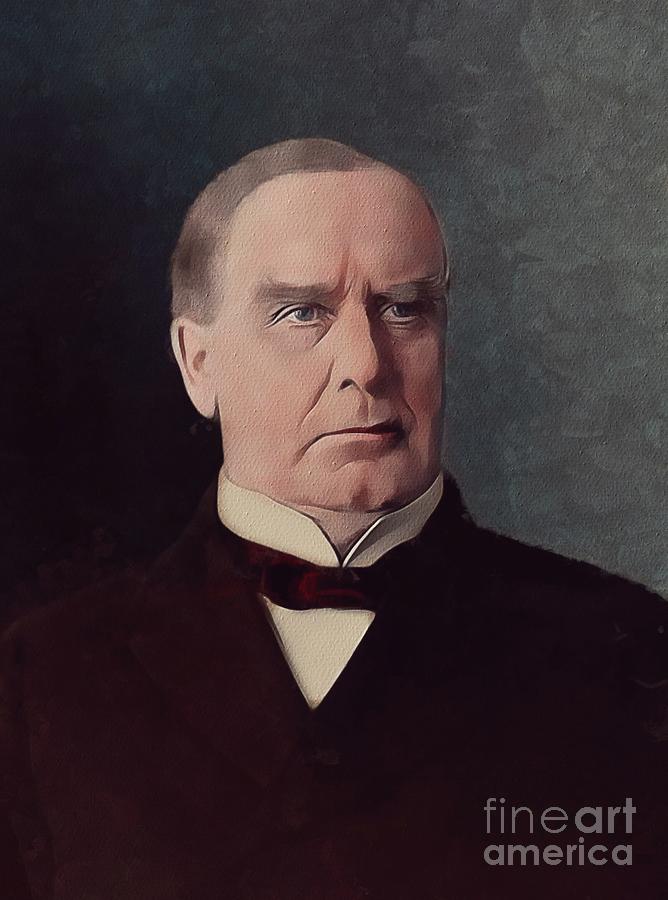 Portrait Painting - William McKinley, President by Esoterica Art Agency