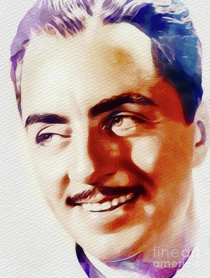 William Powell, Movie Star Painting by Esoterica Art Agency