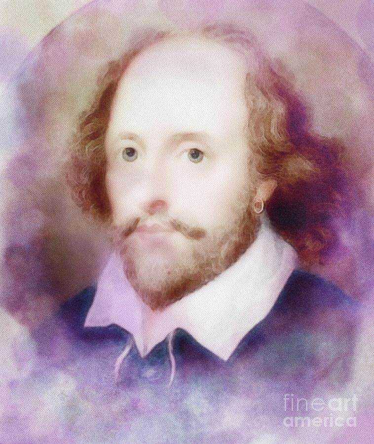 William Shakespeare Painting by Esoterica Art Agency - Pixels Merch