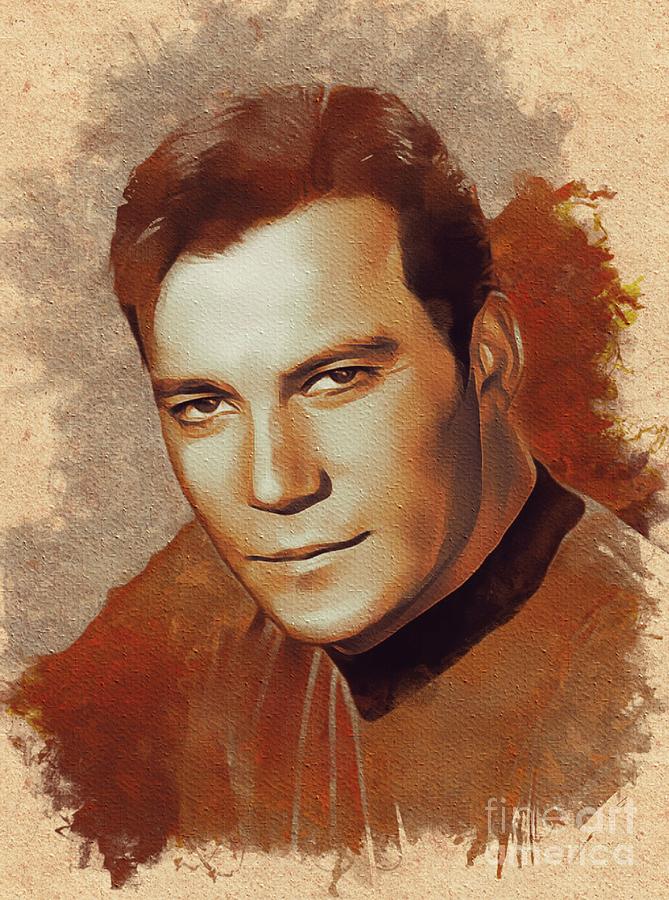 Hollywood Painting - William Shatner, Legend by Esoterica Art Agency