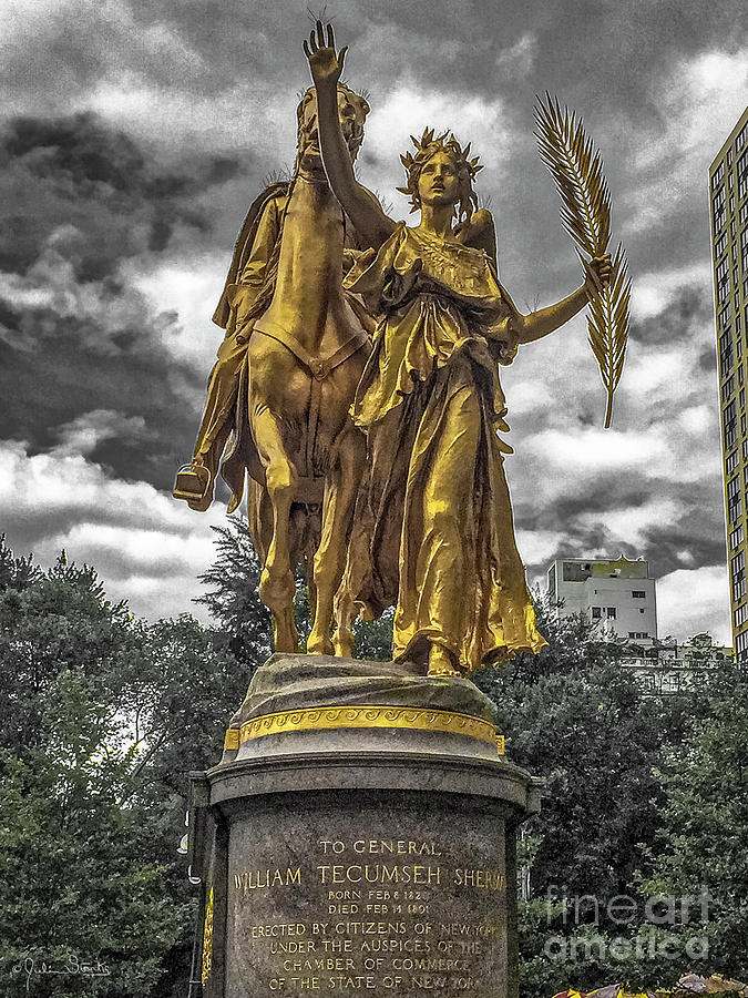 William Tecumseh Sherman Statue #1 Photograph