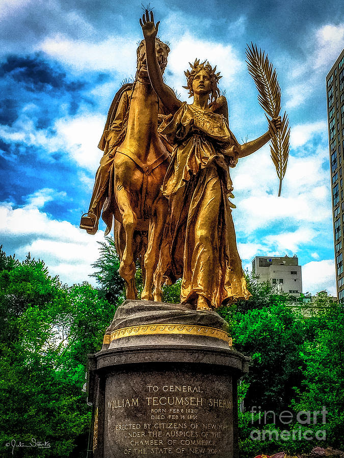 William Tecumseh Sherman Statue #2 Photograph