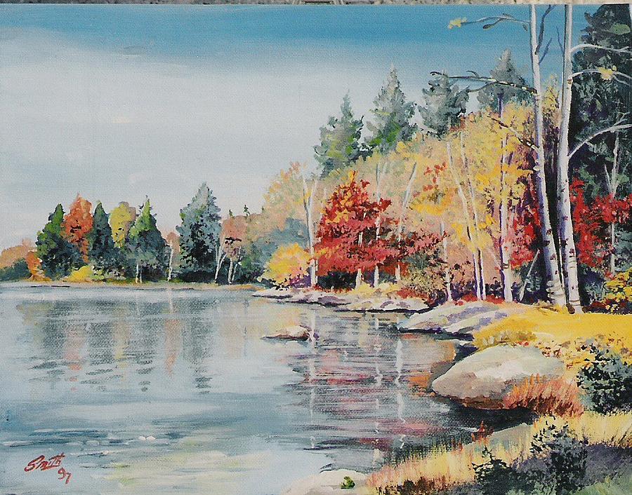 Williams Lake Painting by Barry Smith - Fine Art America