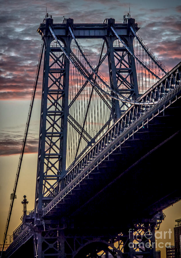 Williamsburg Bridge Structure Photograph by James Aiken