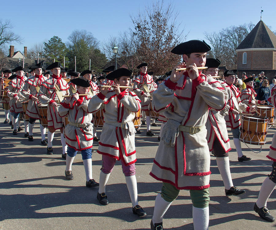 Williamsburg Fife And Drum Corps 05 Photograph