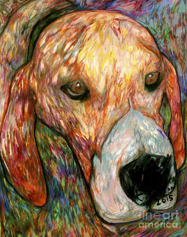 A Great Family Dog Drawing - Willie by Jon Kittleson