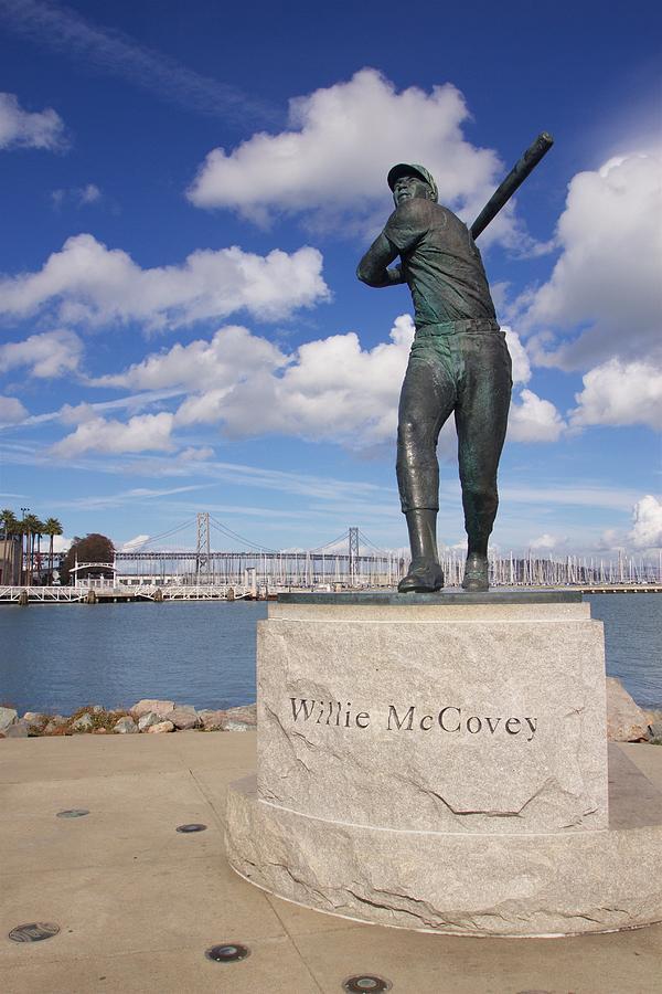 Willie McCovey Statue Photograph by Dan Twomey